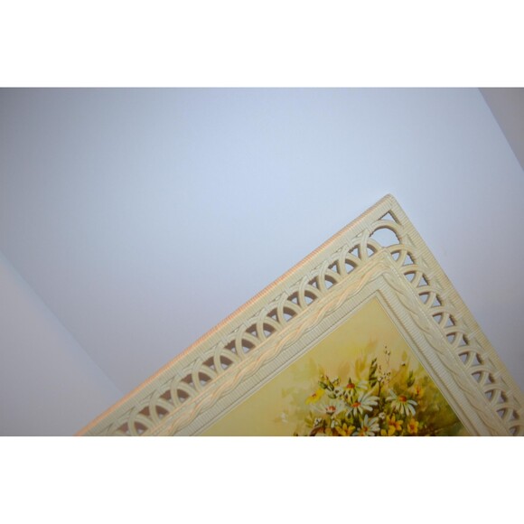 Vintage Wall Hanging Flowers for Kitsch Retro Early American Bohemian Core - Picture 3 of 7